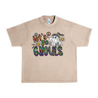 French Oak let's go ghouls Urban Heavy Tee - CowhideDigitalArt