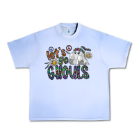 Grape Ice let's go ghouls Urban Heavy Tee - CowhideDigitalArt