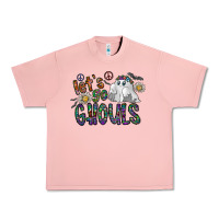 Salmon let's go ghouls Urban Heavy Tee - CowhideDigitalArt