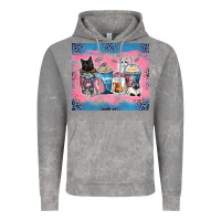 Cloud Rock cat coffee cups Vintage Hoodie - Zillion Design Studio