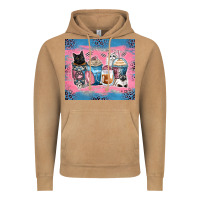 Vintage Camel cat coffee cups Vintage Hoodie - Zillion Design Studio
