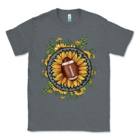 Charcoal Heather football gemstone sunflower Classic Tee - JahusDesignShop
