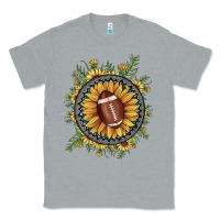 Heather Grey football gemstone sunflower Classic Tee - JahusDesignShop