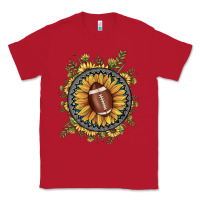 Red football gemstone sunflower Classic Tee - JahusDesignShop