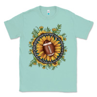 Seafoam football gemstone sunflower Classic Tee - JahusDesignShop