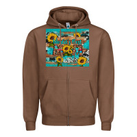 Chestnut world's best mom sunflower leopard cowhide Zipper Hoodie - Artiststas