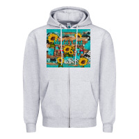 Heather Grey world's best mom sunflower leopard cowhide Zipper Hoodie - Artiststas
