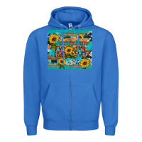 True Royal world's best mom sunflower leopard cowhide Zipper Hoodie - Artiststas