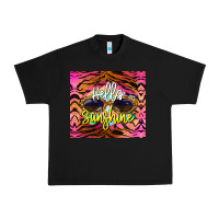 Black hello sunshine Urban Heavy Tee - BarkalooDesign
