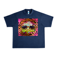 Navy hello sunshine Urban Heavy Tee - BarkalooDesign