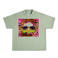 Oil Green hello sunshine Urban Heavy Tee - BarkalooDesign