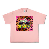 Salmon hello sunshine Urban Heavy Tee - BarkalooDesign