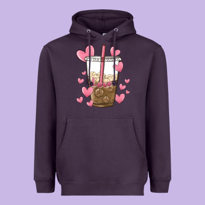 Valentine Coffee Lover Heavyweight Hoodie Designed By Maliassmallbusiness
