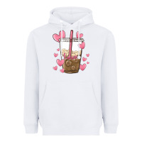 White valentine coffee lover Heavyweight Hoodie - MaliasSmallBusiness