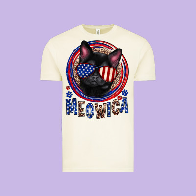 Meowica Vintage Tee Designed By Neo Western