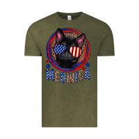 Vintage Olive Meowica Vintage Tee - Neo Western