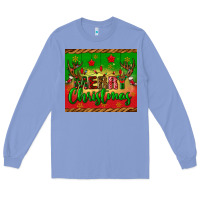 Colony Blue merry christmas tumbler Long Sleeve Tee - BundleAndBundleShop