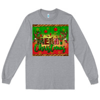 Heather Grey merry christmas tumbler Long Sleeve Tee - BundleAndBundleShop
