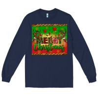 Navy merry christmas tumbler Long Sleeve Tee - BundleAndBundleShop