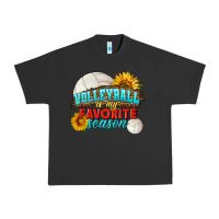 Pigment Black volleyball is my favorite season Urban Heavy Tee - HRA Design Shop