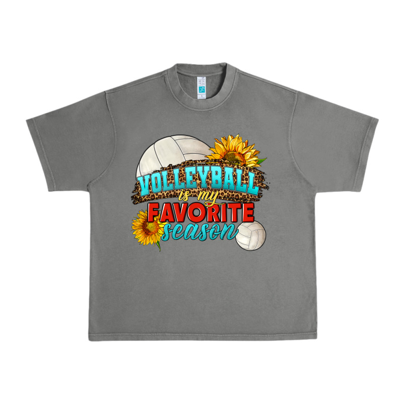 Volleyball Is My Favorite Season Urban Heavy Tee by HRA Design Shop | Teevron