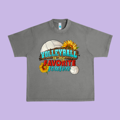 Volleyball Is My Favorite Season Urban Heavy Tee Designed By Hra Design Shop