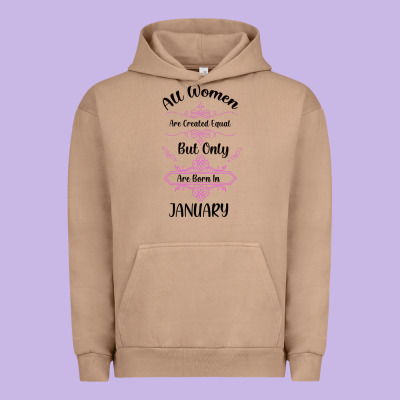 All Women Are Created Equal But Only The Smartest Are Born In January Urban Hoodie Designed By Bettercallsaul