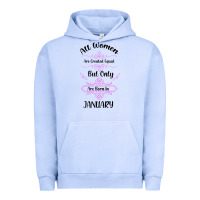 Pigment Grape Ice all women are created equal but only the smartest are born in january Urban Hoodie - Bettercallsaul