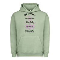 Pigment Oil Green all women are created equal but only the smartest are born in january Urban Hoodie - Bettercallsaul