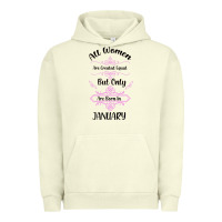 Pigment Pistachio all women are created equal but only the smartest are born in january Urban Hoodie - Bettercallsaul