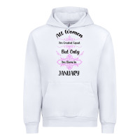 White all women are created equal but only the smartest are born in january Urban Hoodie - Bettercallsaul