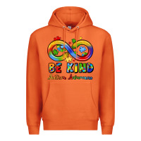 Carrot be kind autism awareness infinity symbol Premium Hoodie - LillyAllenDesigns
