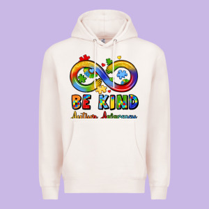 Be Kind Autism Awareness Infinity Symbol Premium Hoodie Designed By Lillyallendesigns