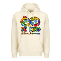 Sandshell be kind autism awareness infinity symbol Premium Hoodie - LillyAllenDesigns