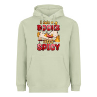 Matcha i like my books extra spicy Heavyweight Hoodie - MaliasSmallBusiness