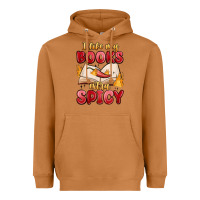 Meerkat i like my books extra spicy Heavyweight Hoodie - MaliasSmallBusiness