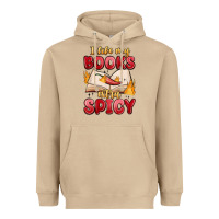 Mushroom i like my books extra spicy Heavyweight Hoodie - MaliasSmallBusiness