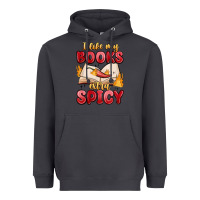 I Like My Books Extra Spicy Heavyweight Hoodie | Teevron