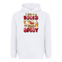 White i like my books extra spicy Heavyweight Hoodie - MaliasSmallBusiness