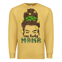 Antique Gold one lucky mama Premium Sweatshirt - MaliasSmallBusiness
