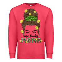 Cardinal one lucky mama Premium Sweatshirt - MaliasSmallBusiness