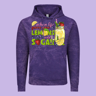 When Life Gives You Lemons Add Sugar Tbw Vintage Hoodie Designed By Texasbilliewilder
