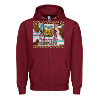 Burgundy being a mom makes my life complete Zipper Hoodie - Artiststas