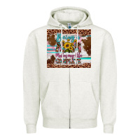 Oatmeal Heather being a mom makes my life complete Zipper Hoodie - Artiststas