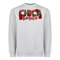Heather Grey Chica Bonita Heavyweight Sweatshirt - texasbilliewilder
