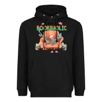 Black bookaholic Heavyweight Hoodie - MaliasSmallBusiness