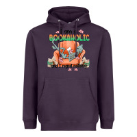 Plum bookaholic Heavyweight Hoodie - MaliasSmallBusiness