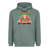 Sage bookaholic Heavyweight Hoodie - MaliasSmallBusiness