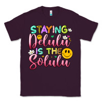Plum staying delulu is the solulu Classic Tee - Artiststas
