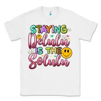 White staying delulu is the solulu Classic Tee - Artiststas